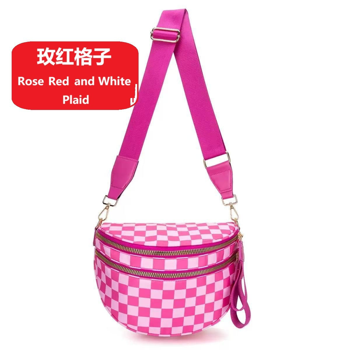 Ladies' Rhombus Shoulder Messenger Bag – Large-Capacity Waterproof Tote for Casual Outfits & Travel Essentials