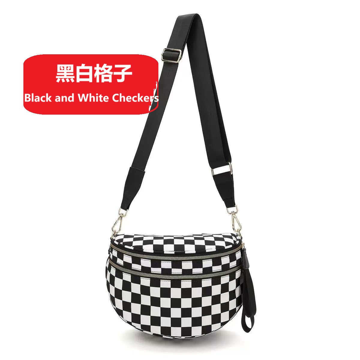 Ladies' Rhombus Shoulder Messenger Bag – Large-Capacity Waterproof Tote for Casual Outfits & Travel Essentials