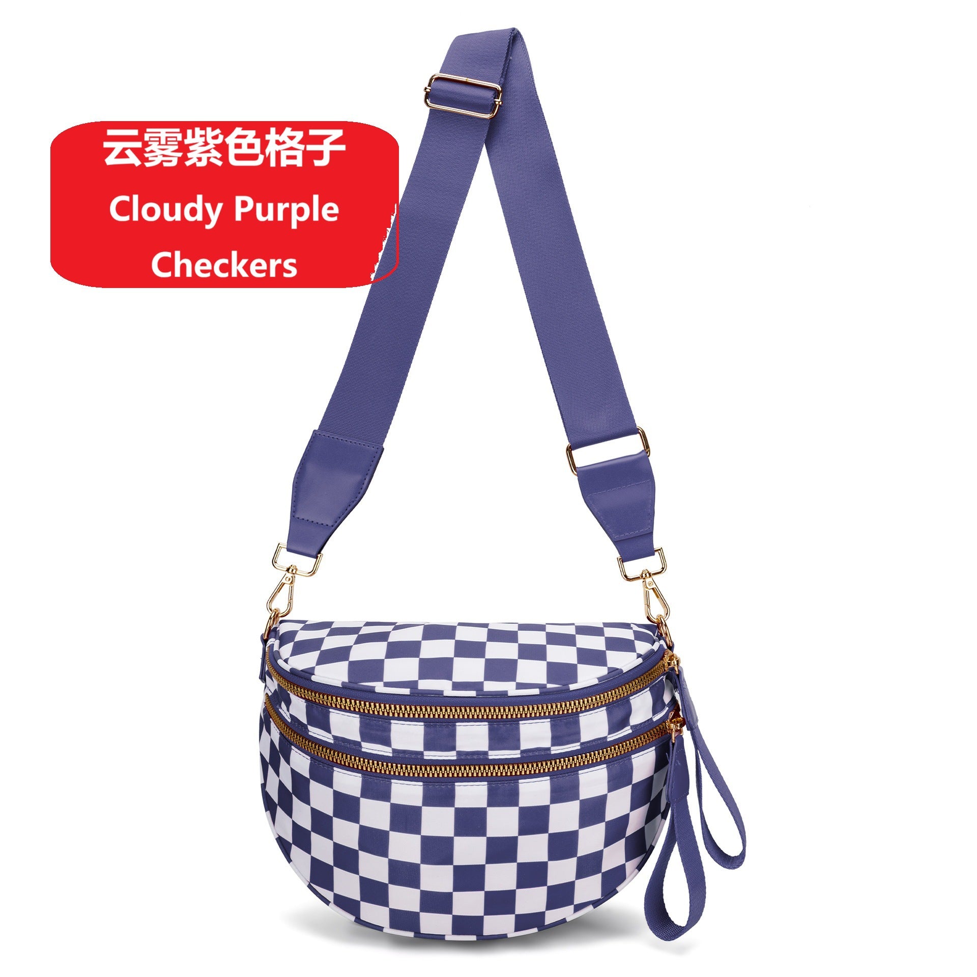 Ladies' Rhombus Shoulder Messenger Bag – Large-Capacity Waterproof Tote for Casual Outfits & Travel Essentials