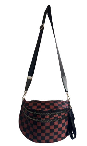 Ladies' Rhombus Shoulder Messenger Bag – Large-Capacity Waterproof Tote for Casual Outfits & Travel Essentials