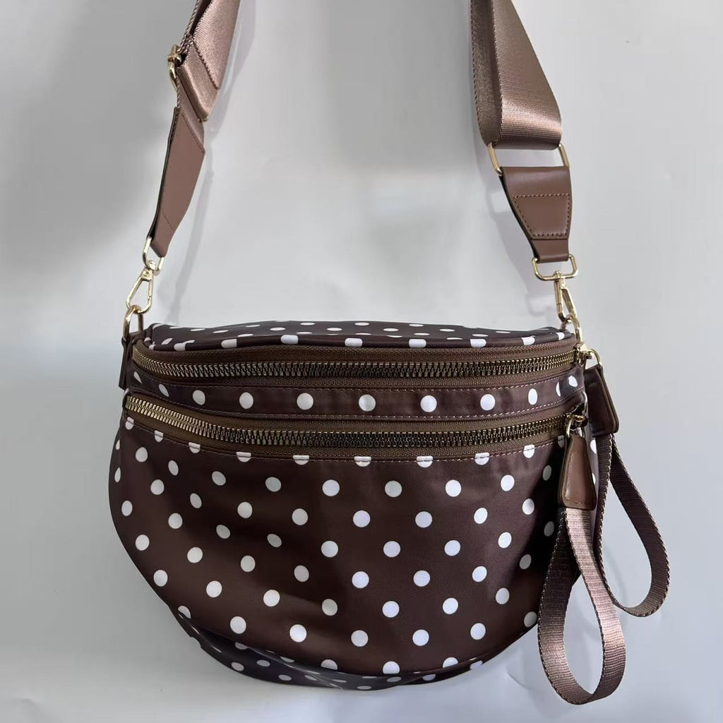 Ladies' Rhombus Shoulder Messenger Bag – Large-Capacity Waterproof Tote for Casual Outfits & Travel Essentials