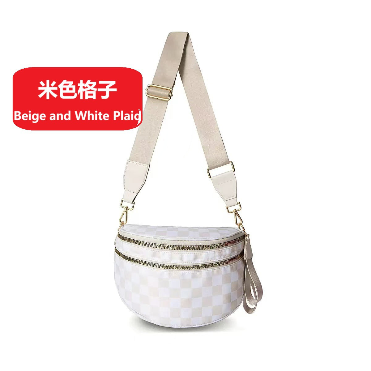 Ladies' Rhombus Shoulder Messenger Bag – Large-Capacity Waterproof Tote for Casual Outfits & Travel Essentials