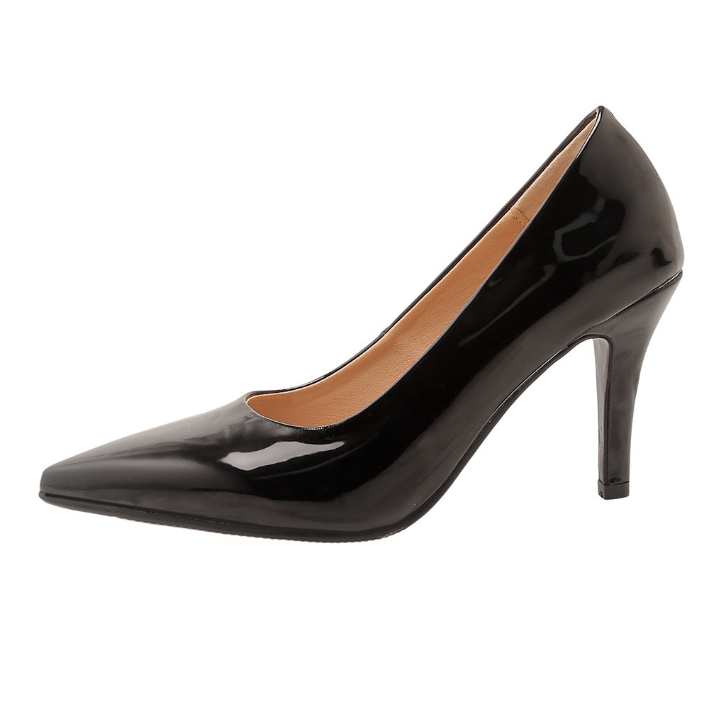 White Satin High Heels For Woman New Pointy Toe Temperament Single Shoes Spring Summer 10CM Stiletto Pumps